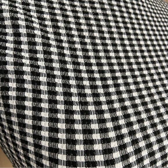 Kiabi Black & White Gingham Tie Back Crop Blouse Top Women’s Size XS/S - Picture 4 of 8